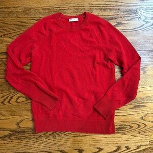 Equipment 100% Super Fine Cashmere red sweater, size S